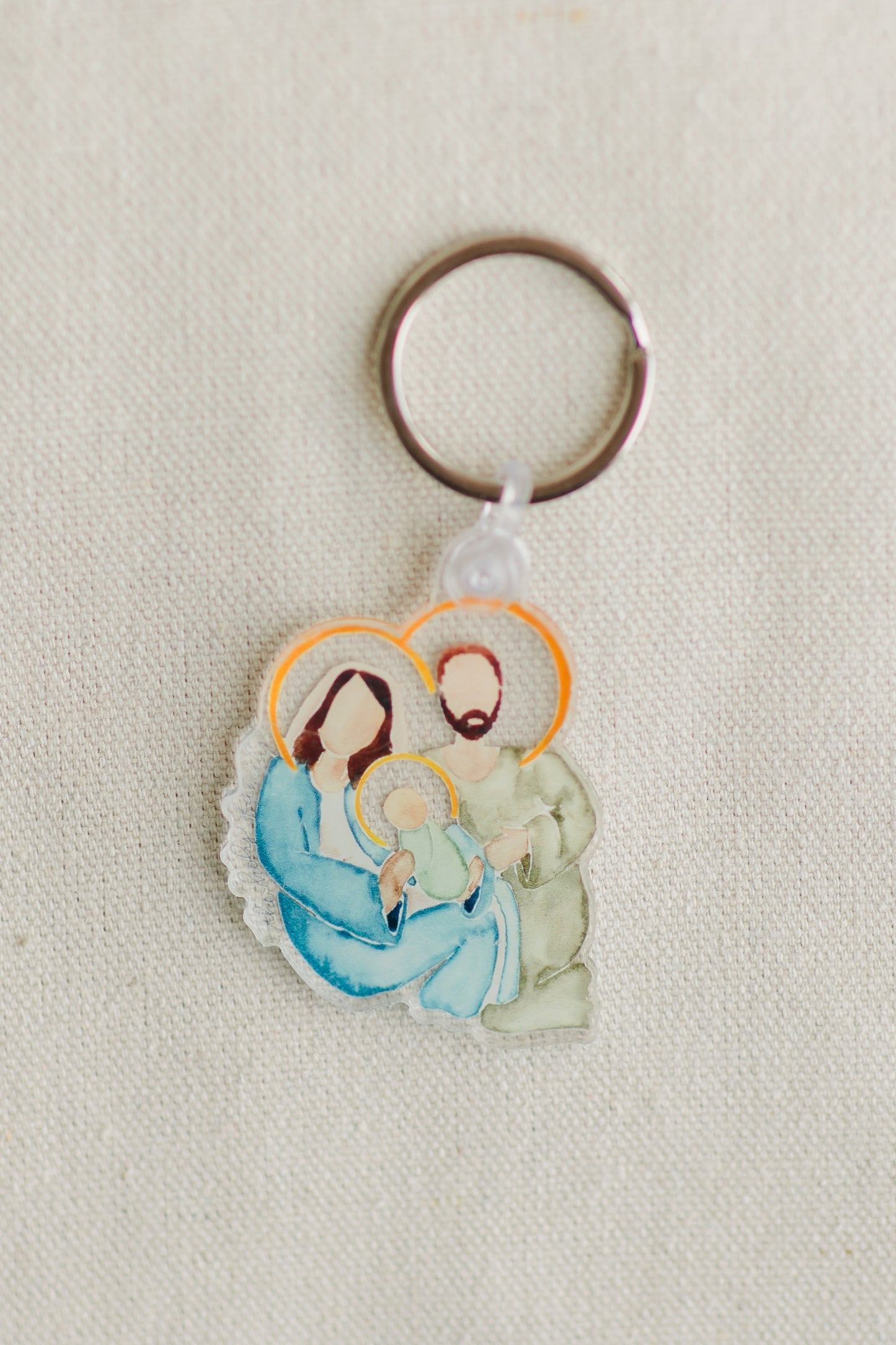 Holy Family 2 Keychain