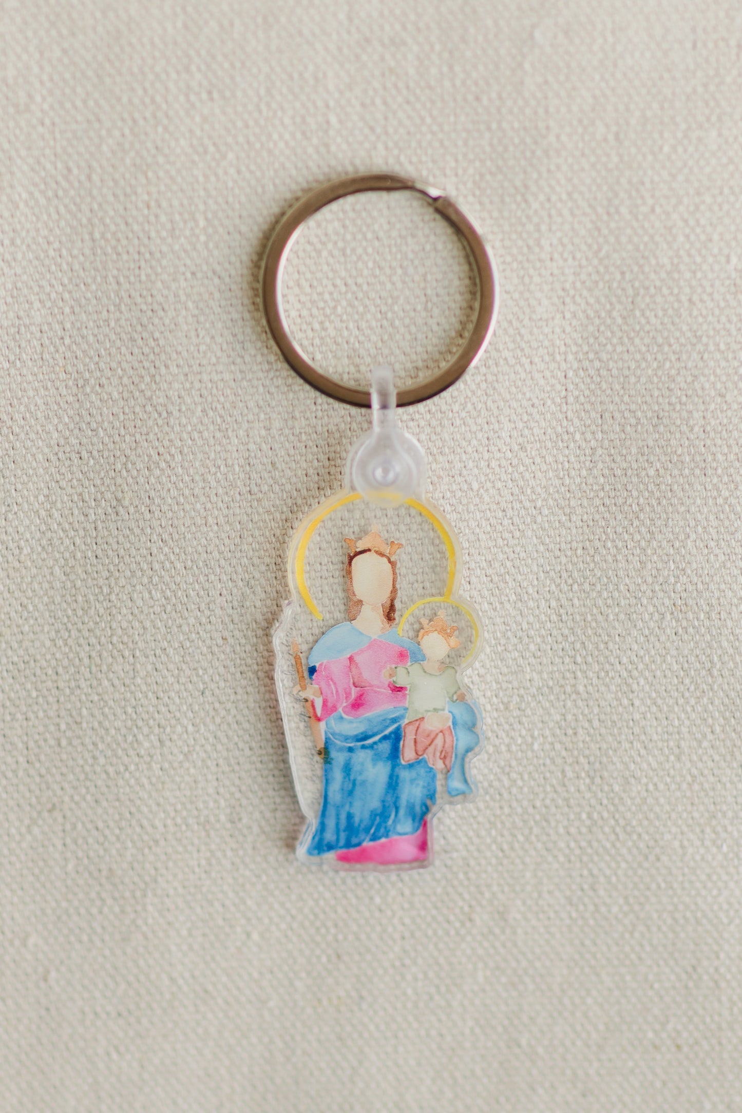 Our Lady Help of Christians Keychain