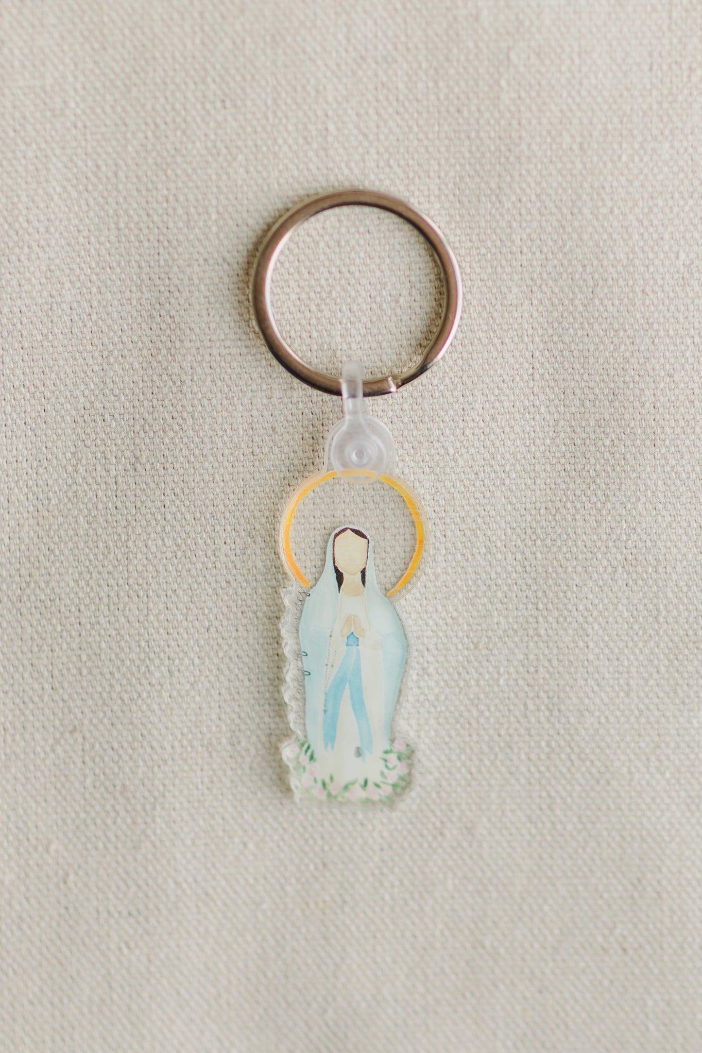Our Lady of Lourdes Keychain