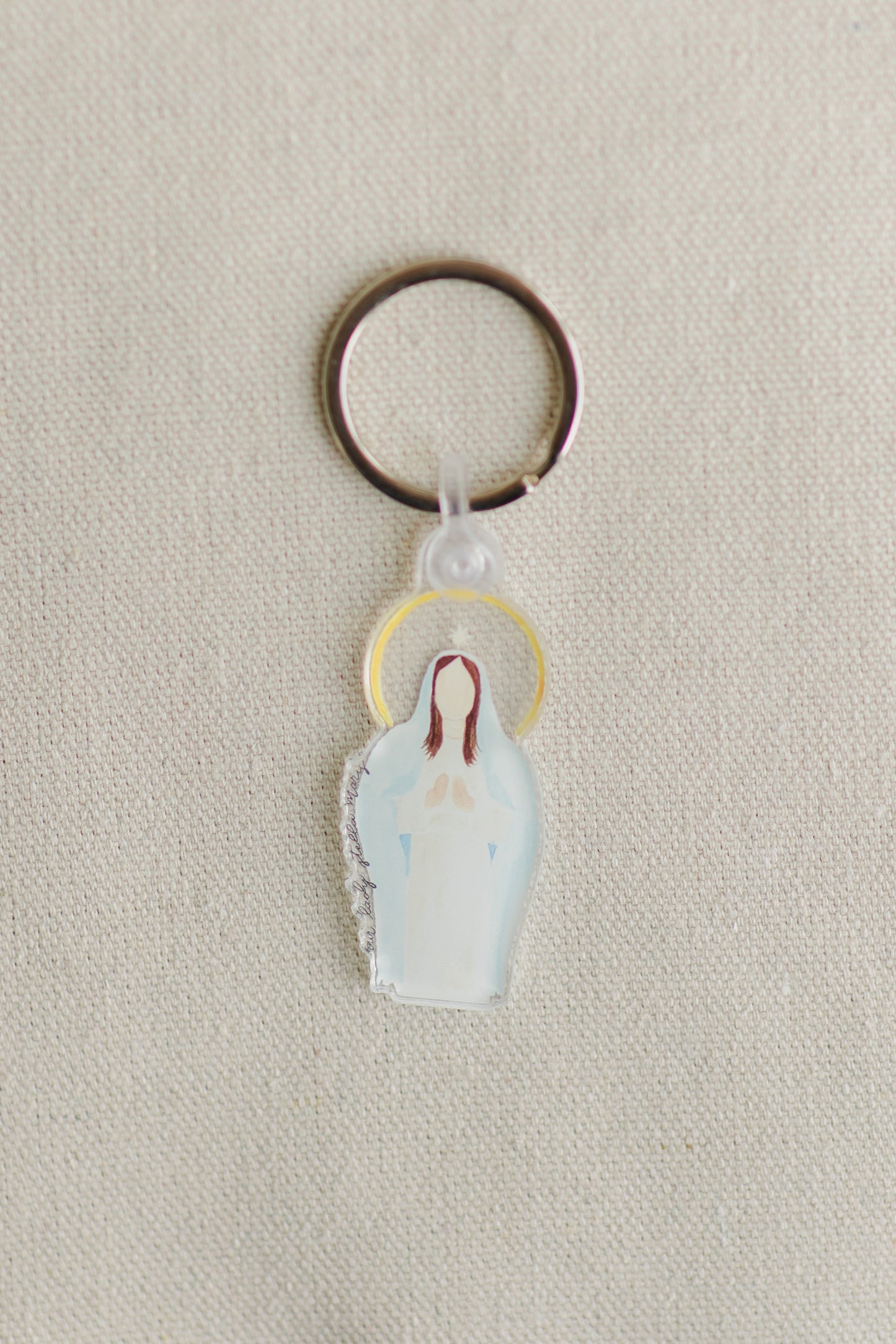 Our Lady of Stella Maris Keychain