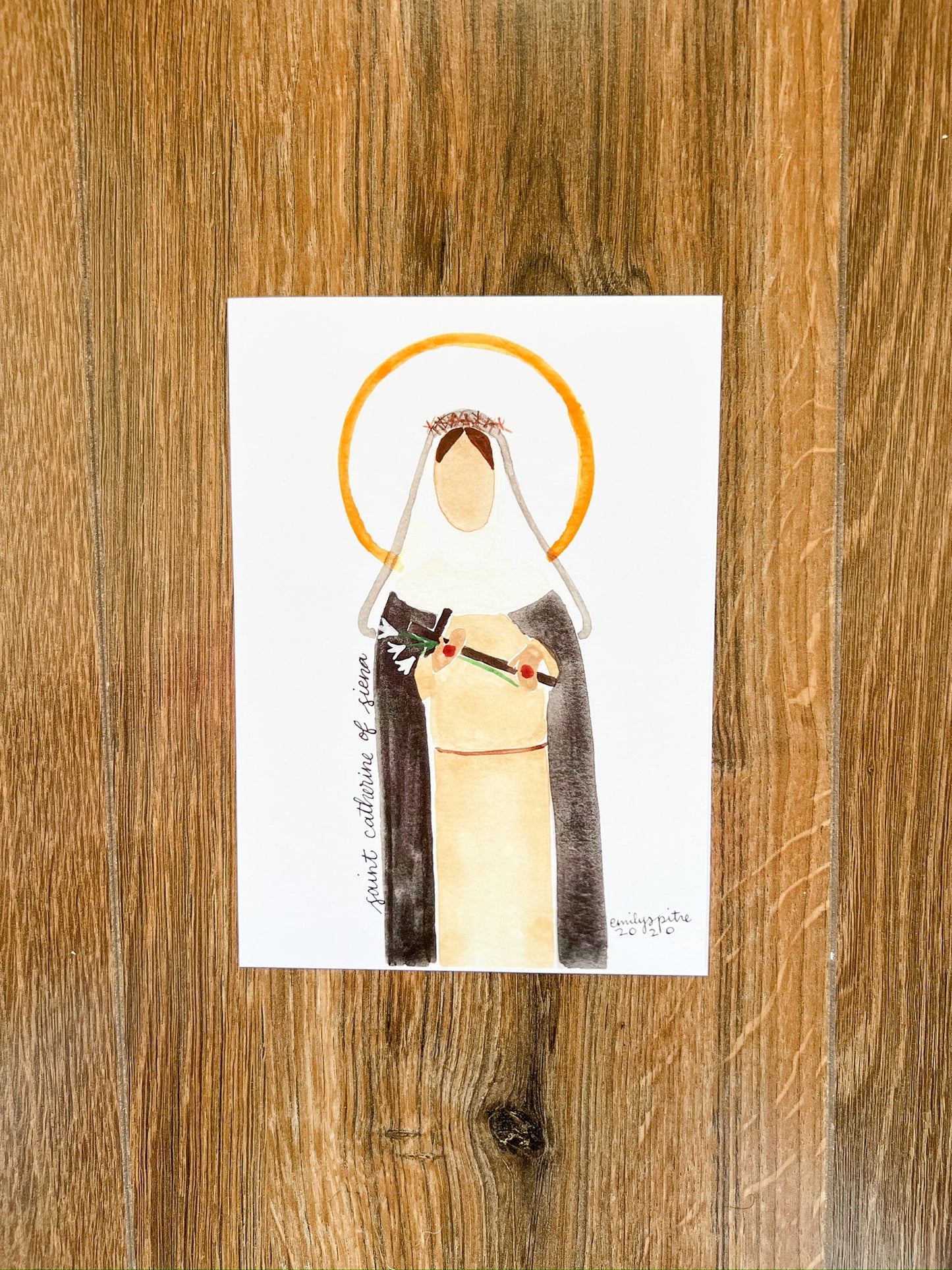 St. Catherine of Siena - 5x7 Print