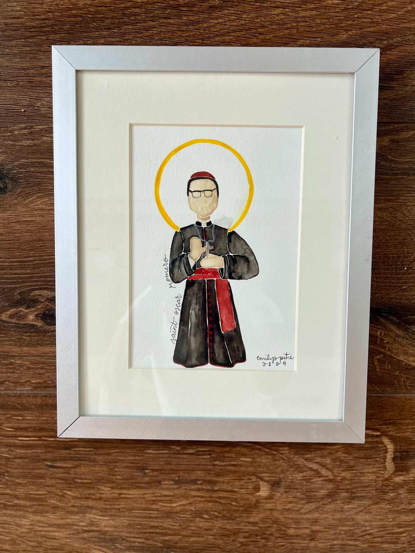 Original Framed St. Oscar Romero