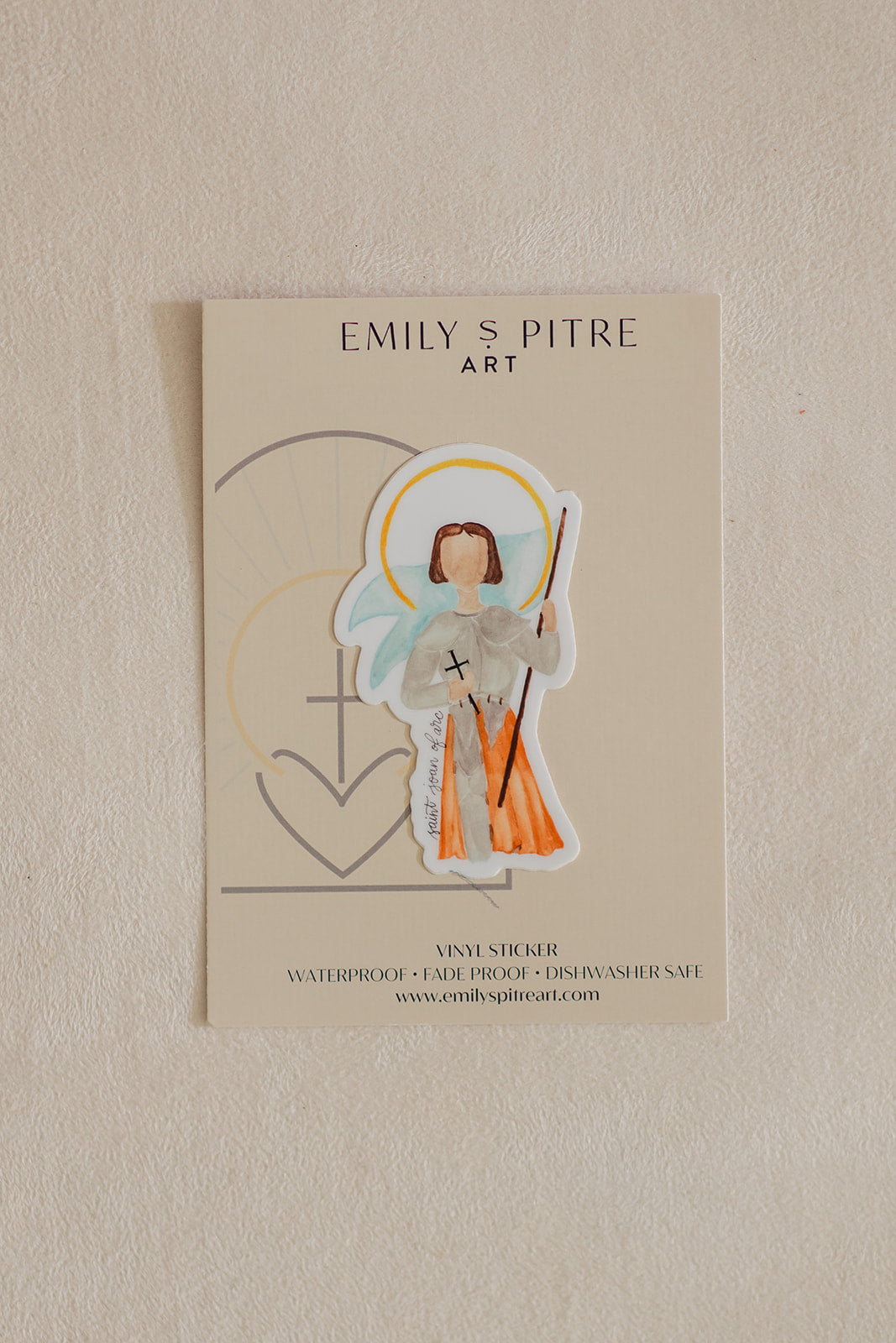 St. Joan of Arc Sticker