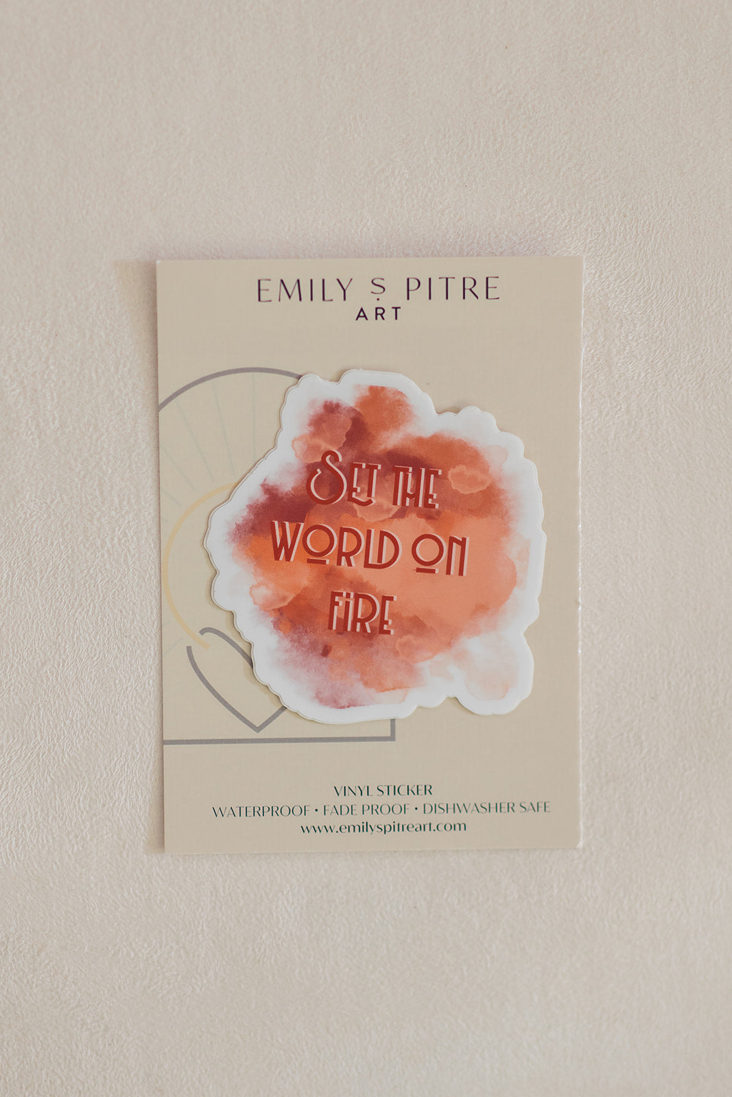 Set the World on Fire Sticker
