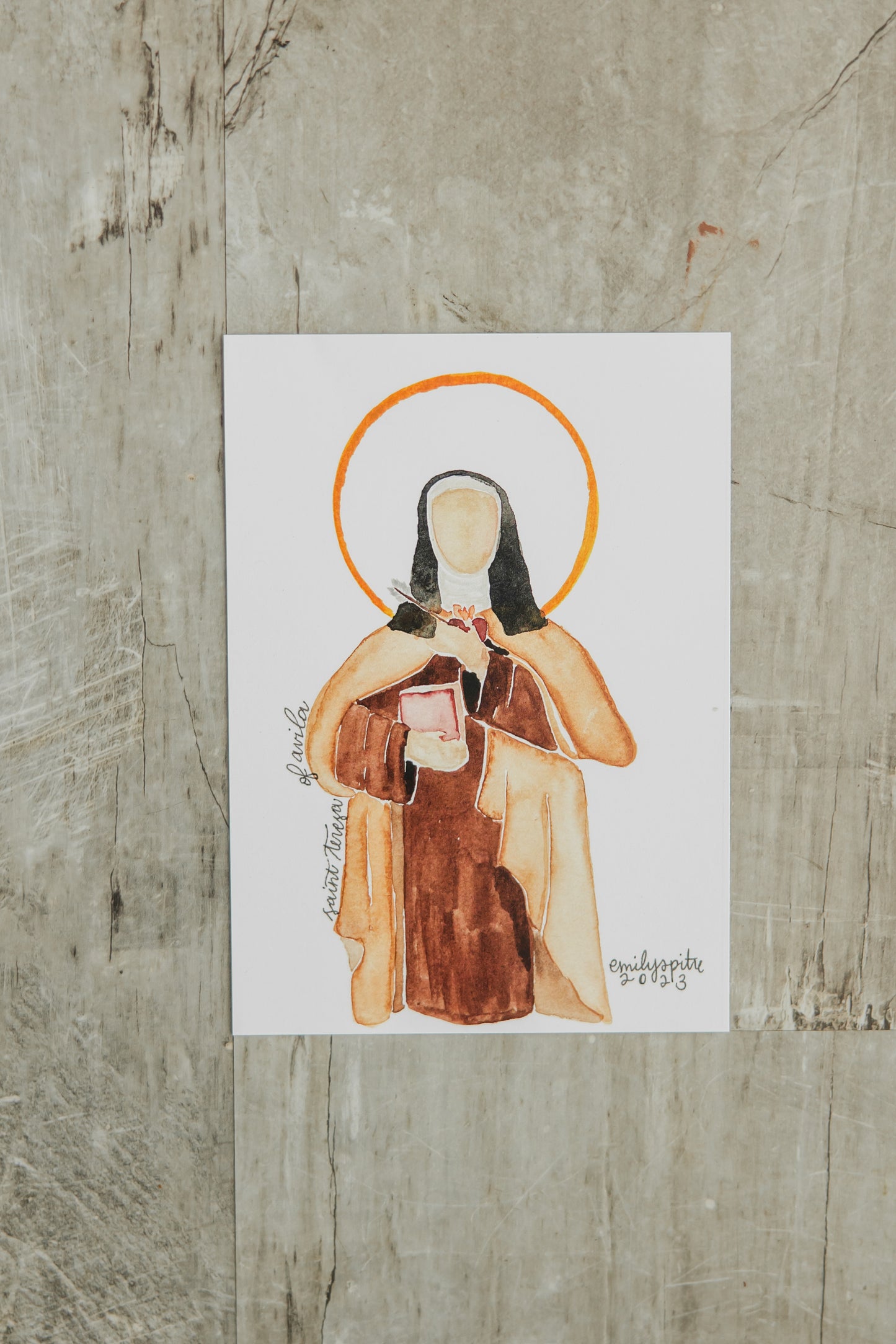 St. Teresa of Avila - 5x7 Print