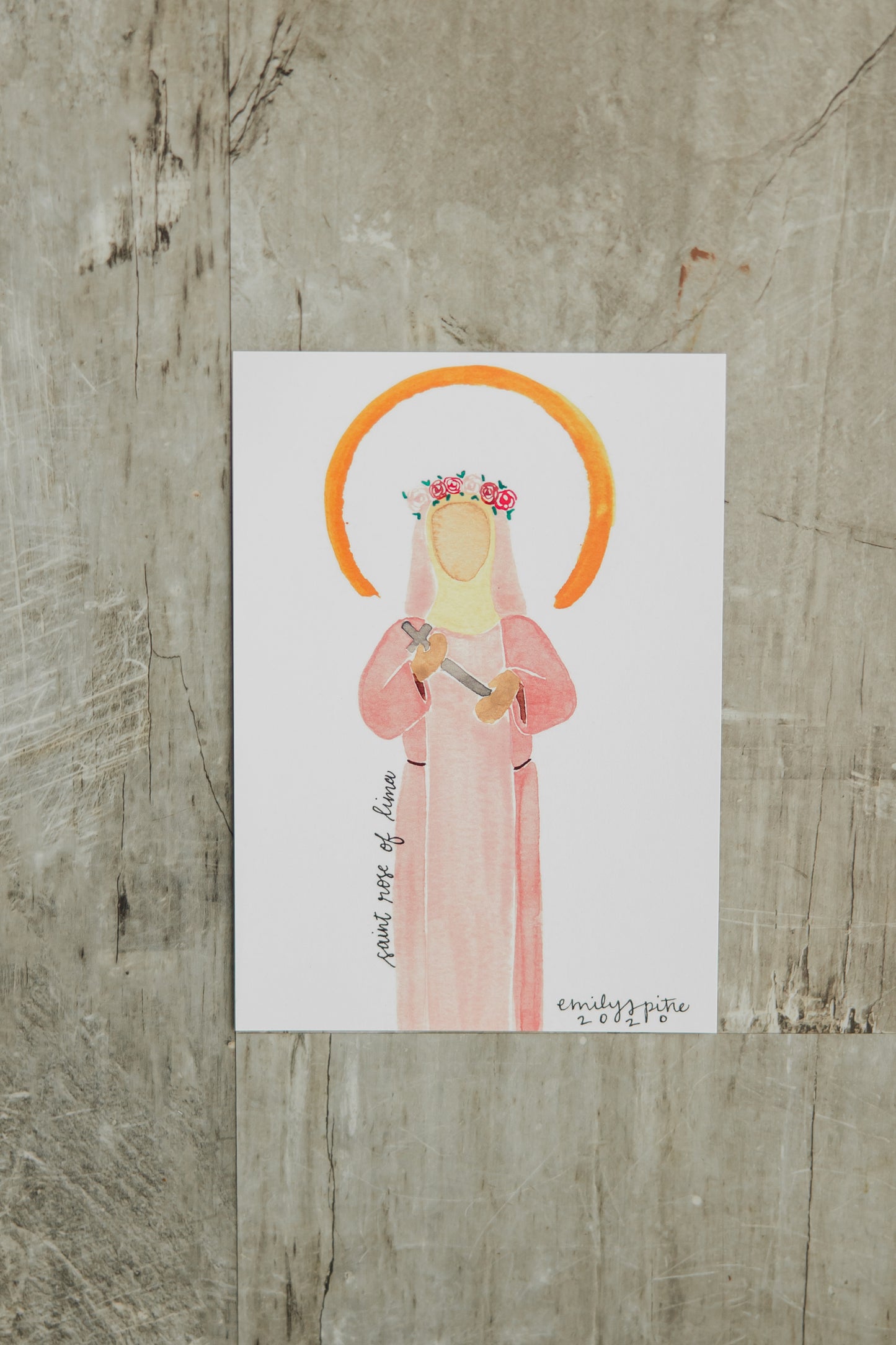 St. Rose of Lima - 5x7 Print