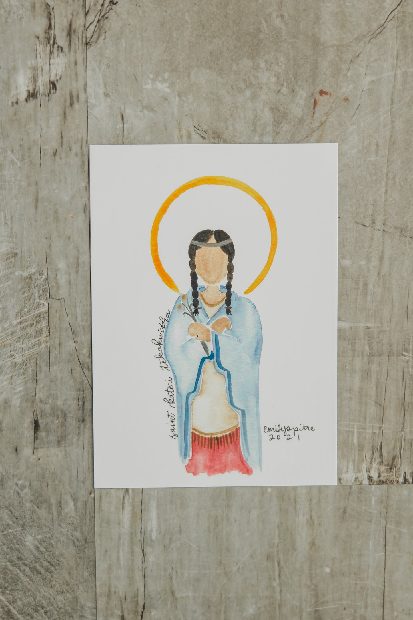 St. Kateri Tekakwitha - 5x7 Print