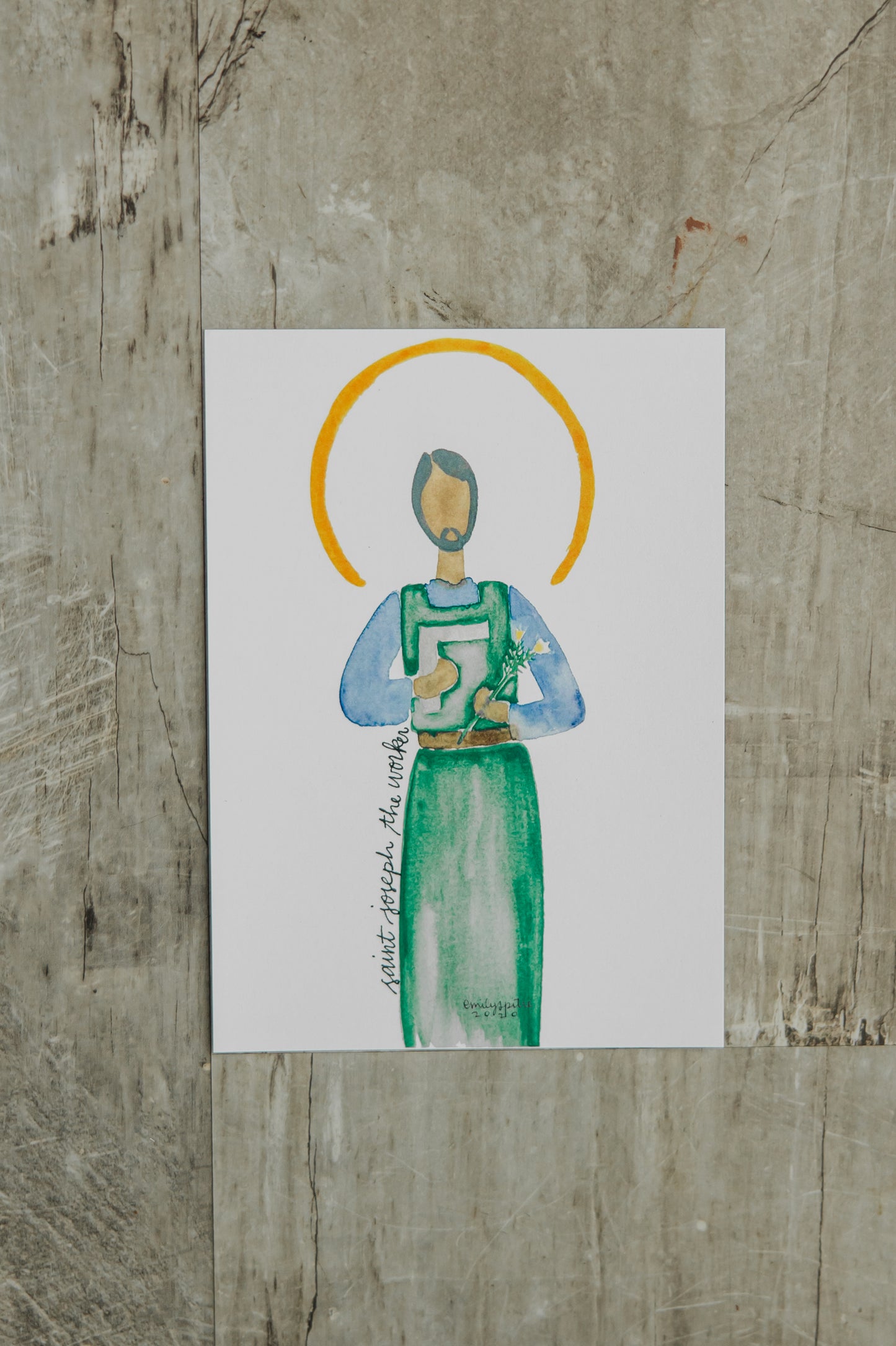 St. Joseph the Worker - 5x7 Print
