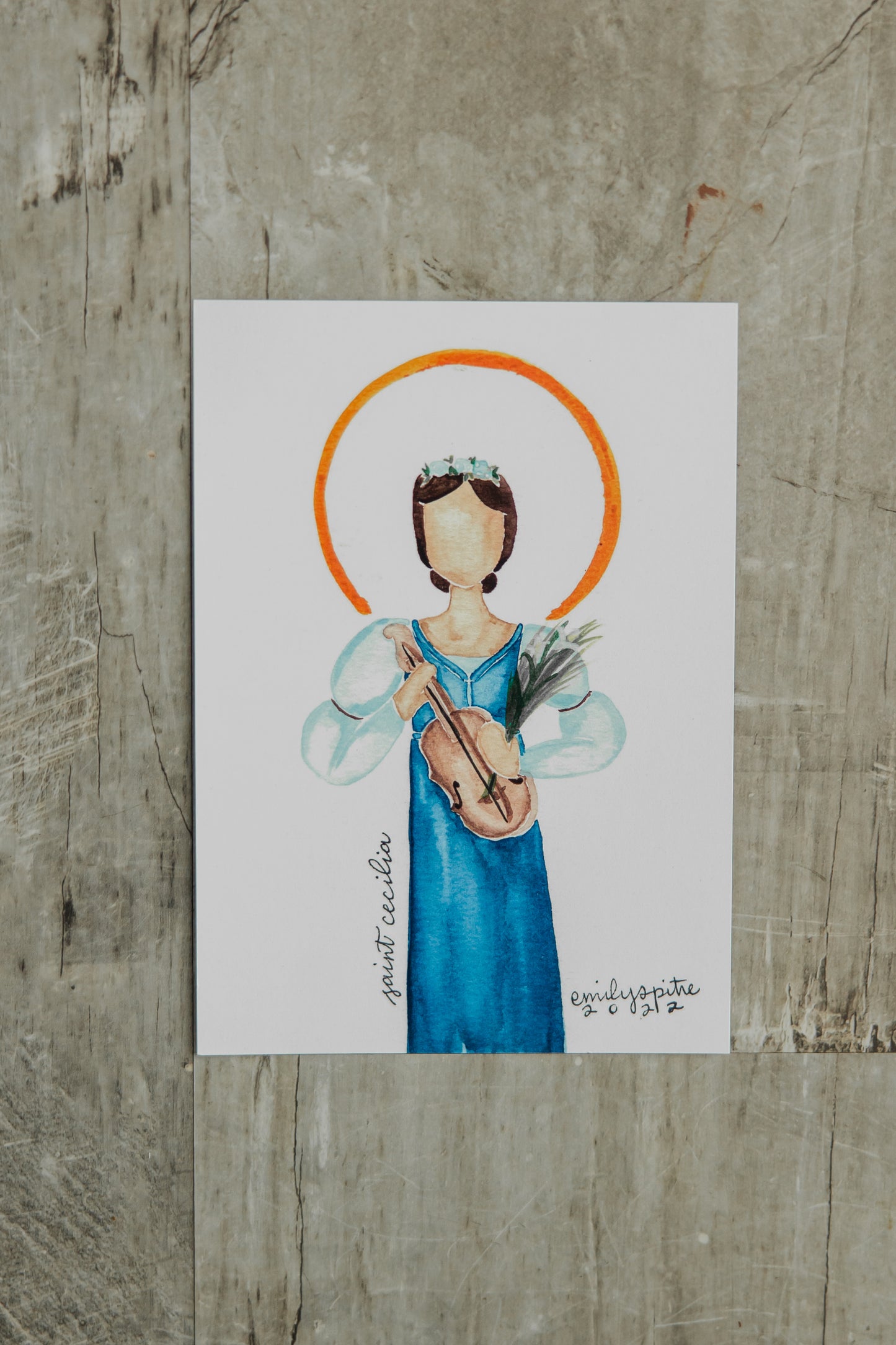 St. Cecilia - 5x7 Print
