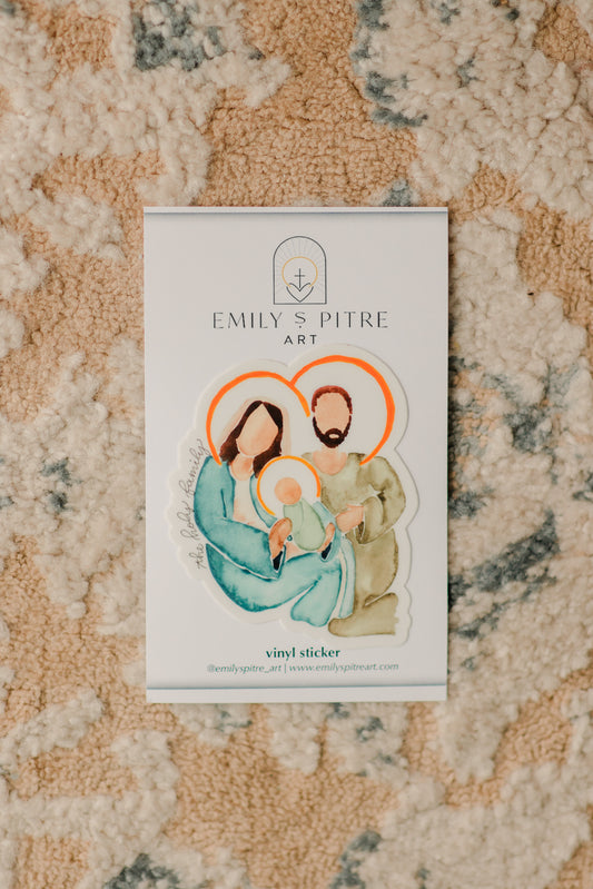 Holy Family 2 Sticker