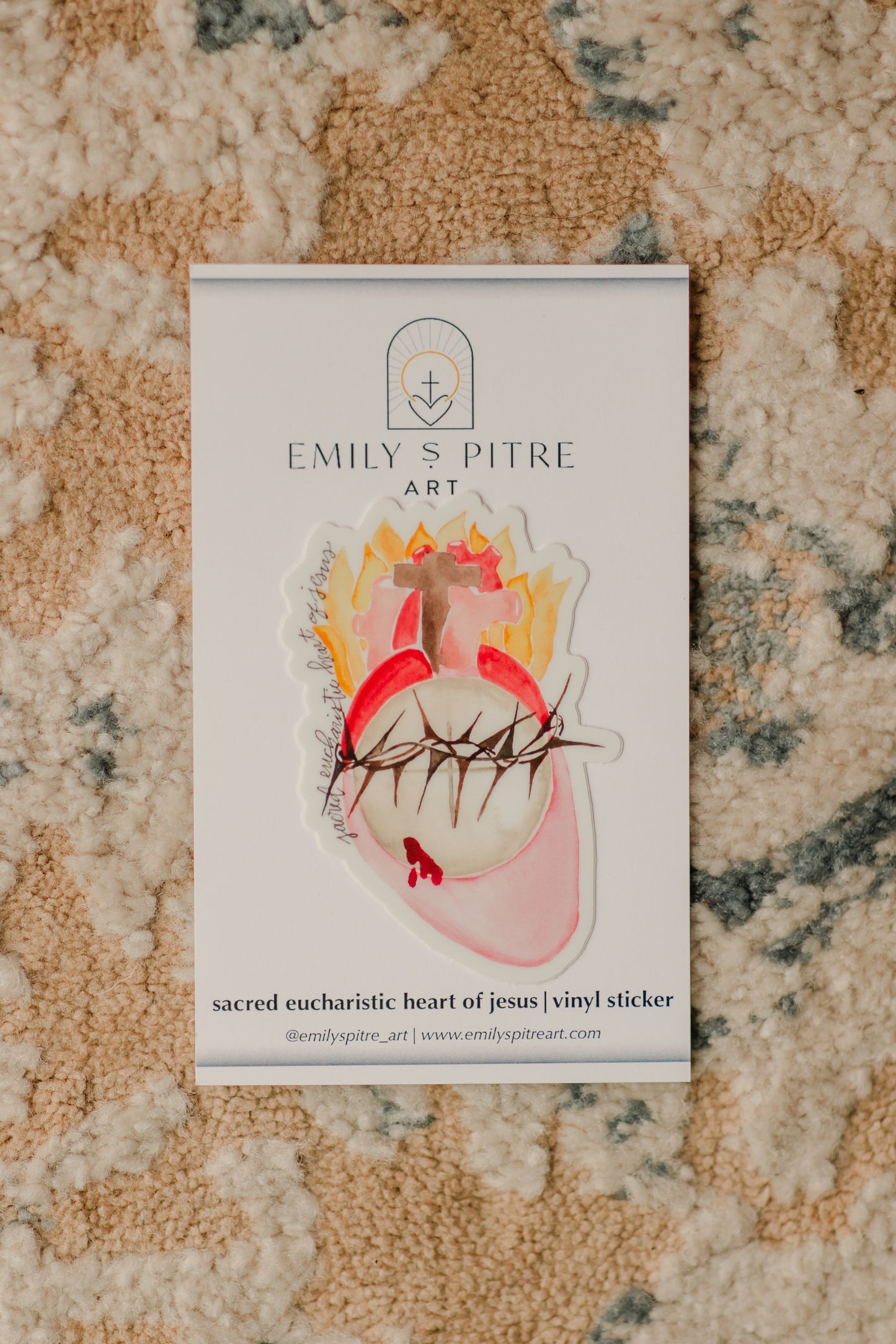 Sacred Eucharistic Heart of Jesus Sticker