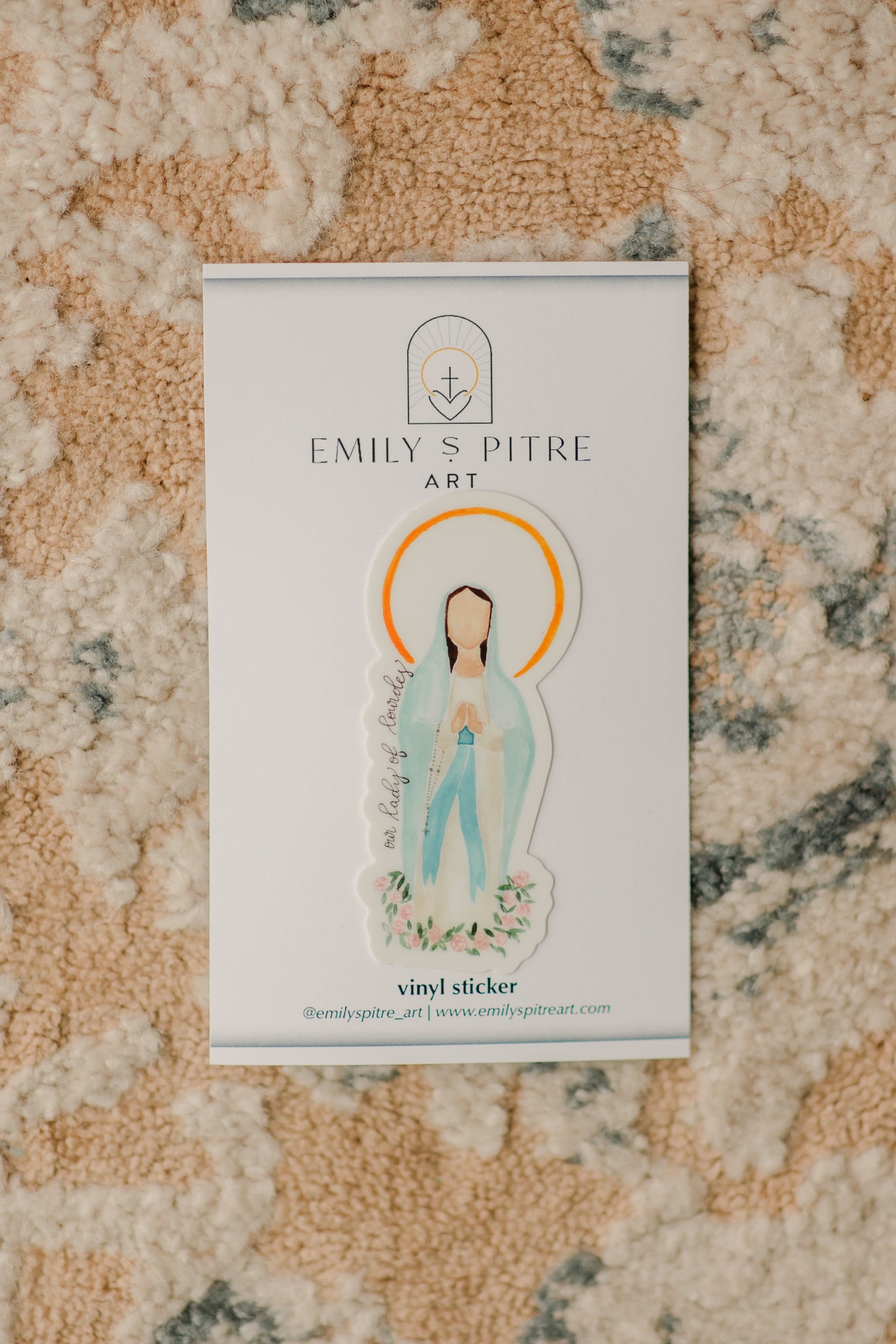 Our Lady of Lourdes Sticker