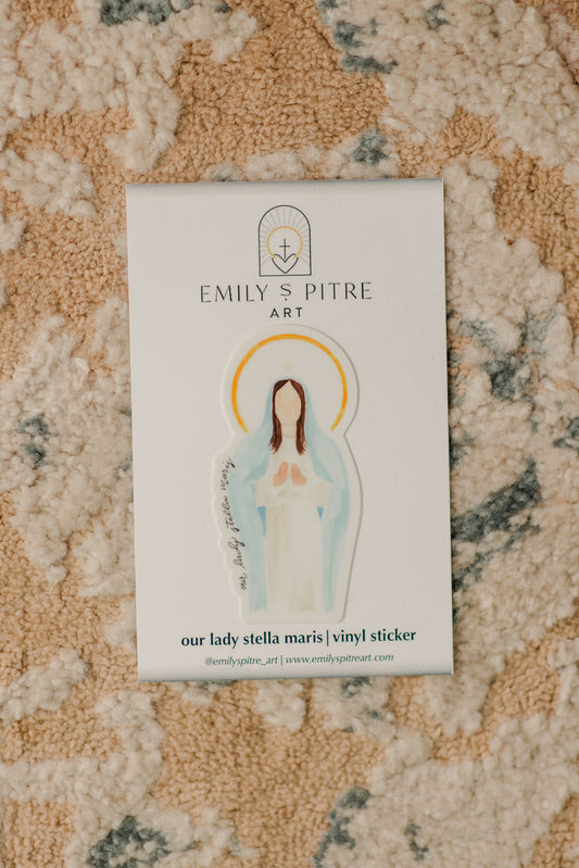 Our Lady Stella Maris Sticker