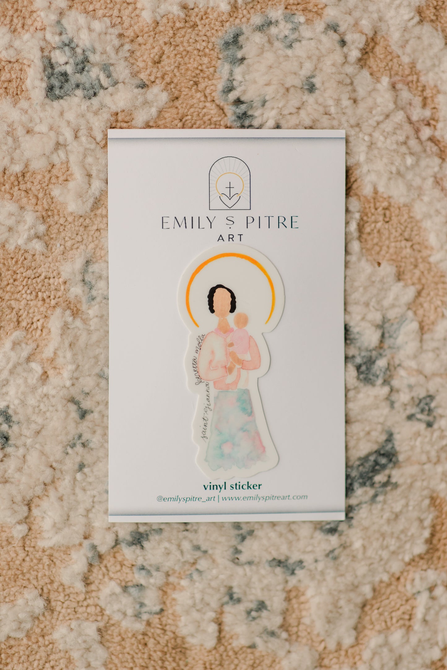 St. Gianna Beretta Sticker