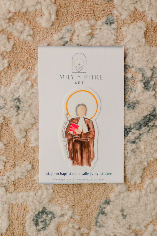 St. John Baptist de la Salle Sticker