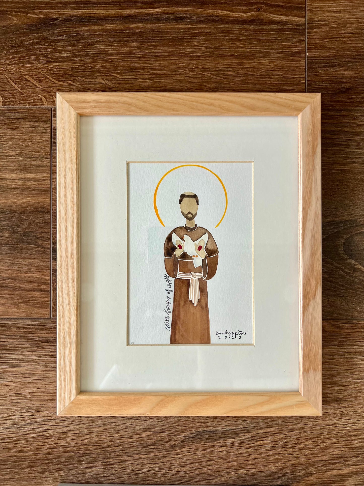Original Framed St. Francis of Assisi