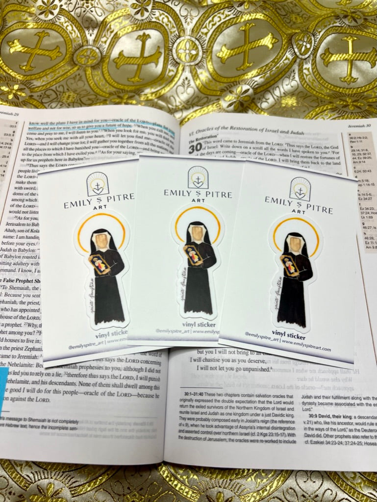 St. Faustina Sticker