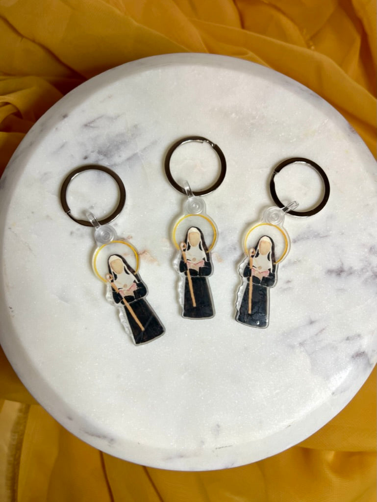 St. Hildegard Keychain