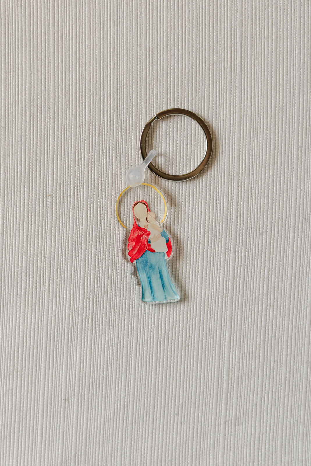 Madonna of the Streets Keychain