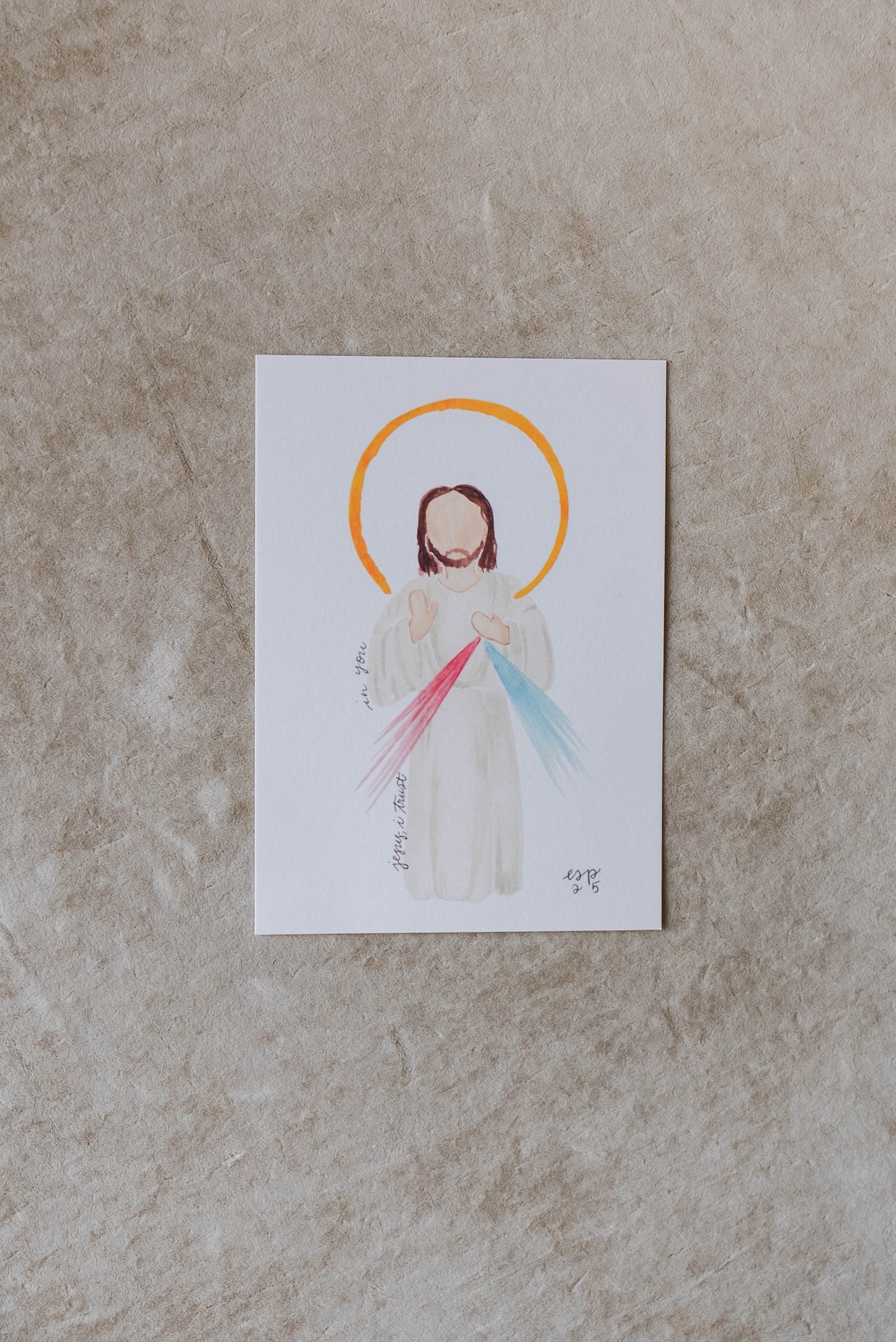 Divine Mercy - 5x7 Print