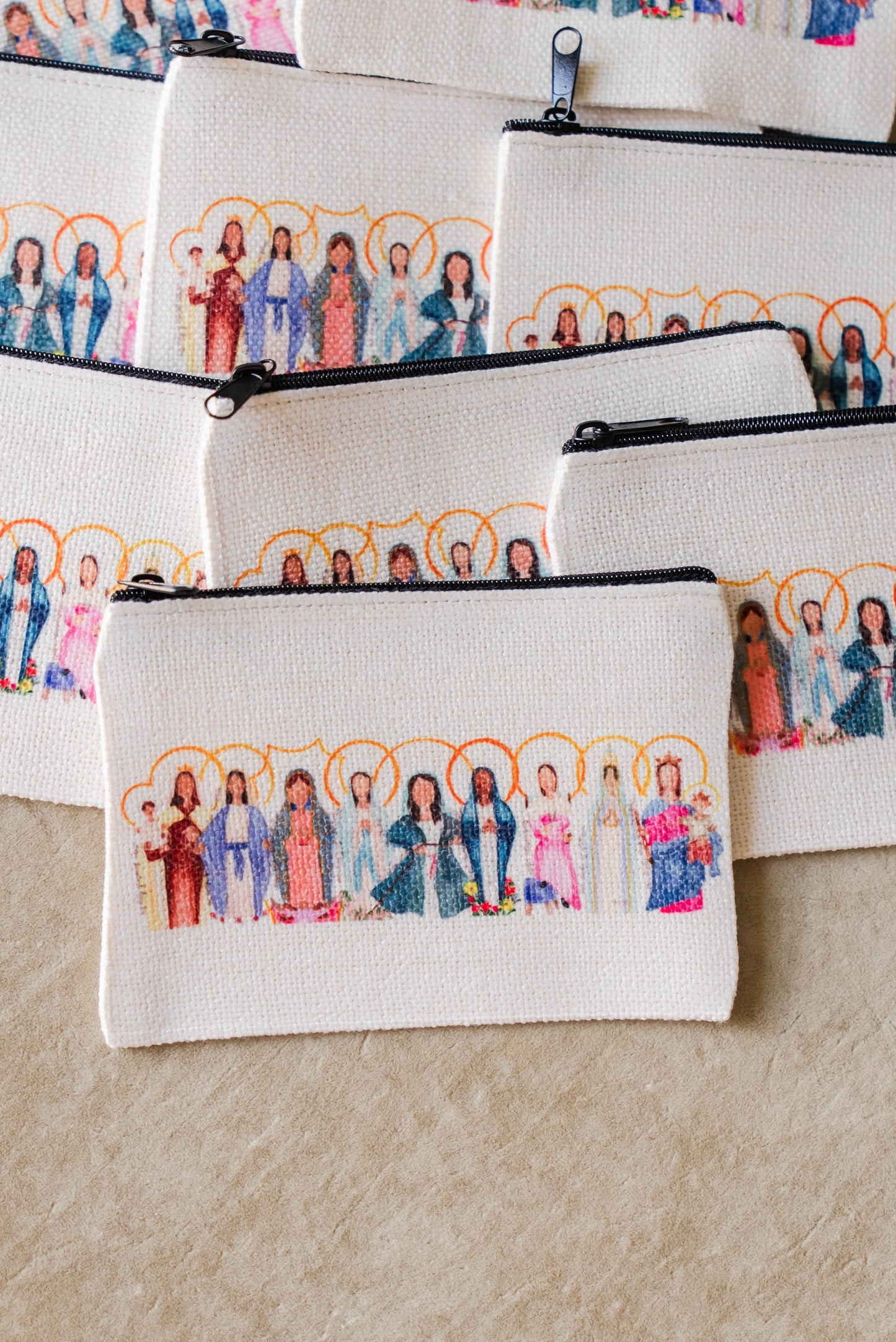 Many Mary Zipper Pouch