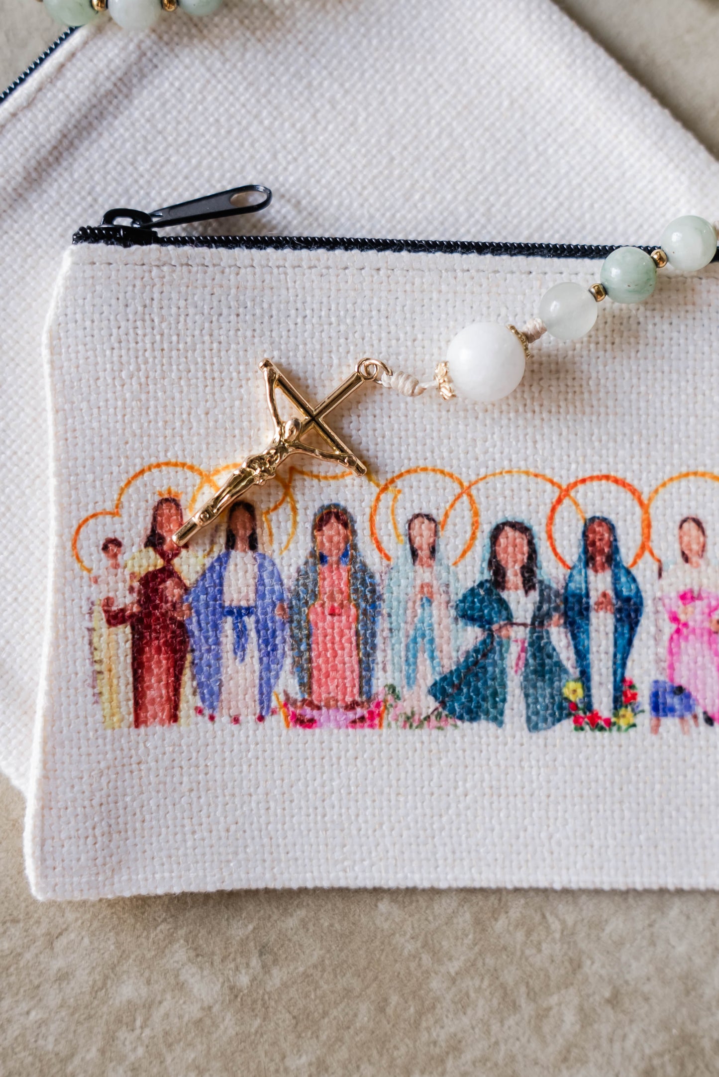 Many Mary Zipper Pouch