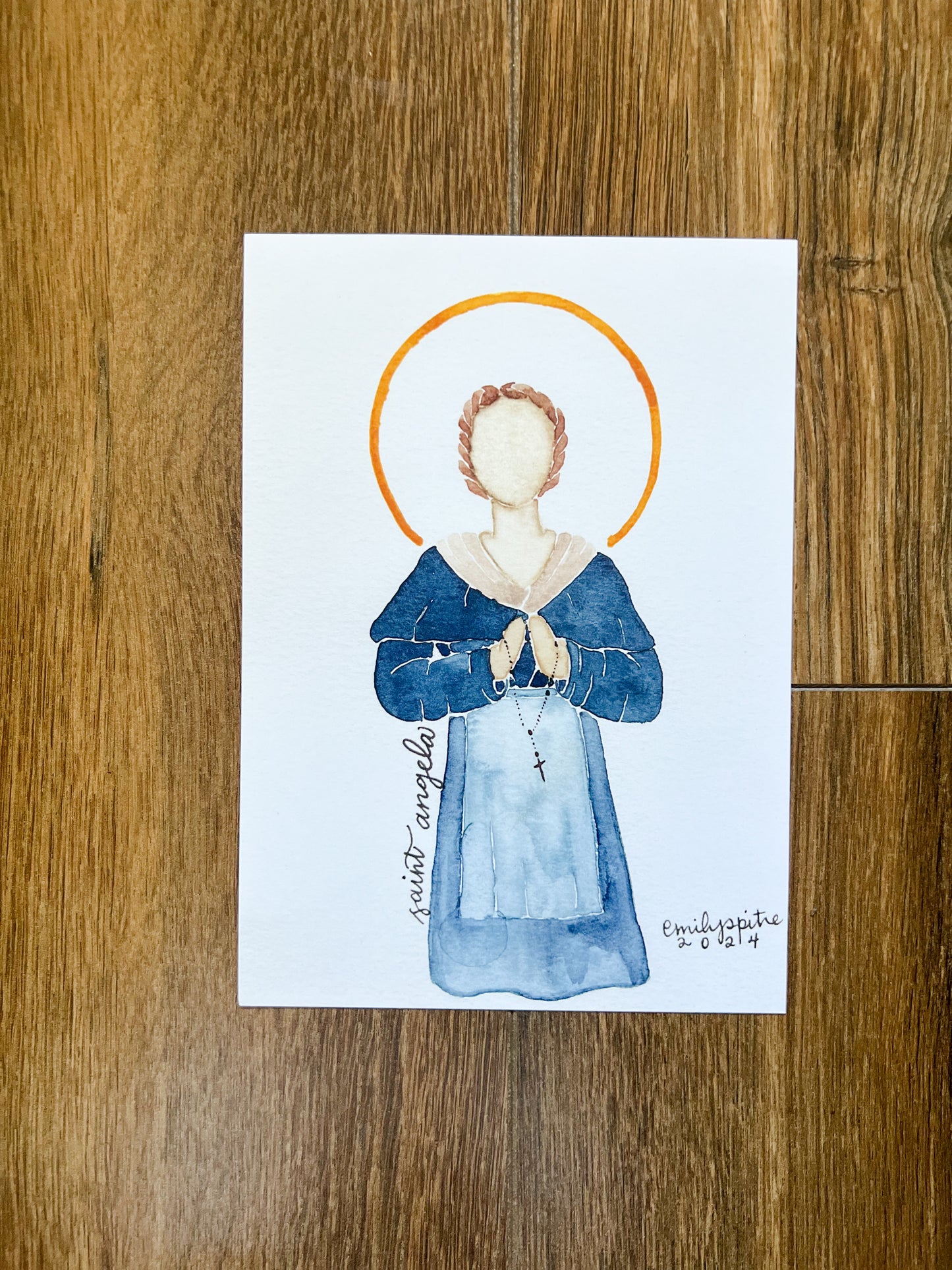 St. Angela - 5x7 Print