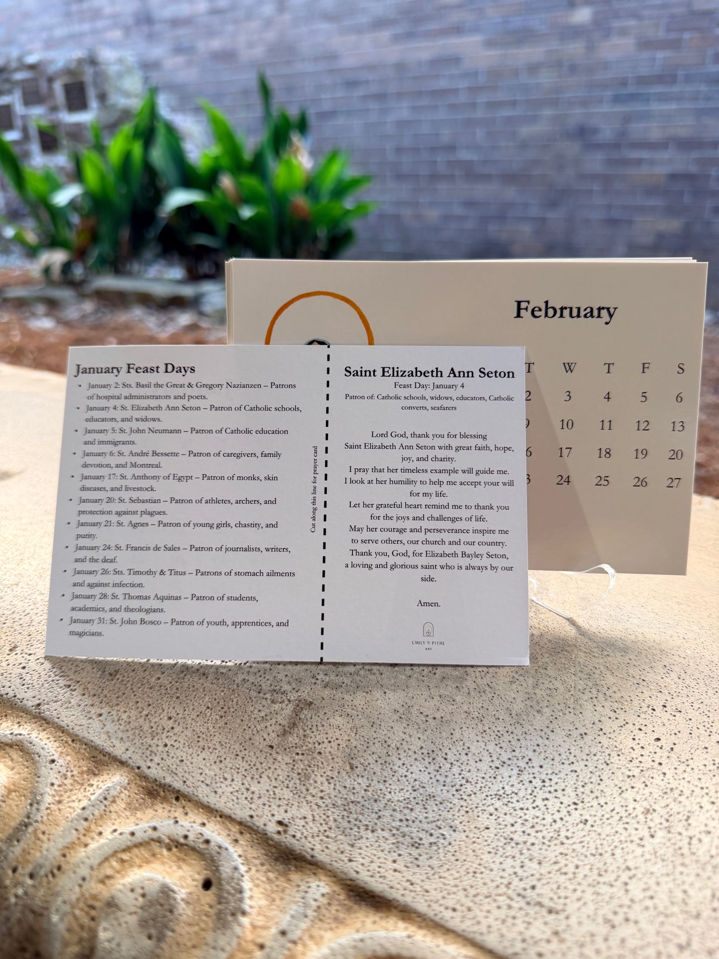 2027 Prayer Card Calendar Pre-Order