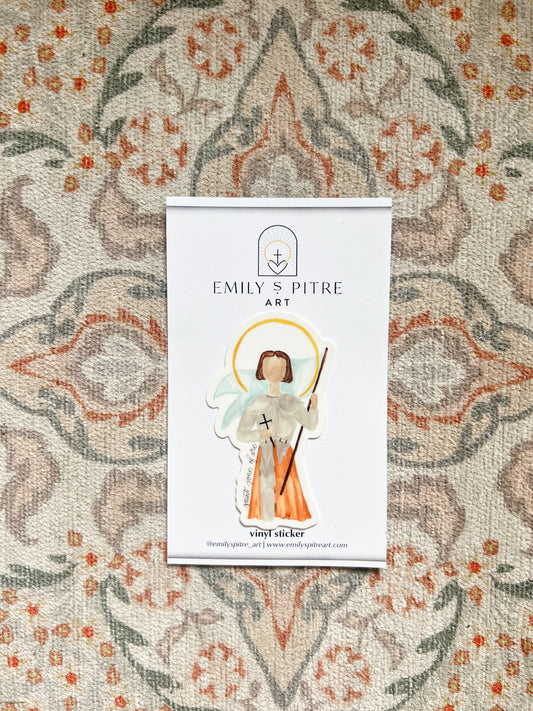 St. Joan of Arc Sticker