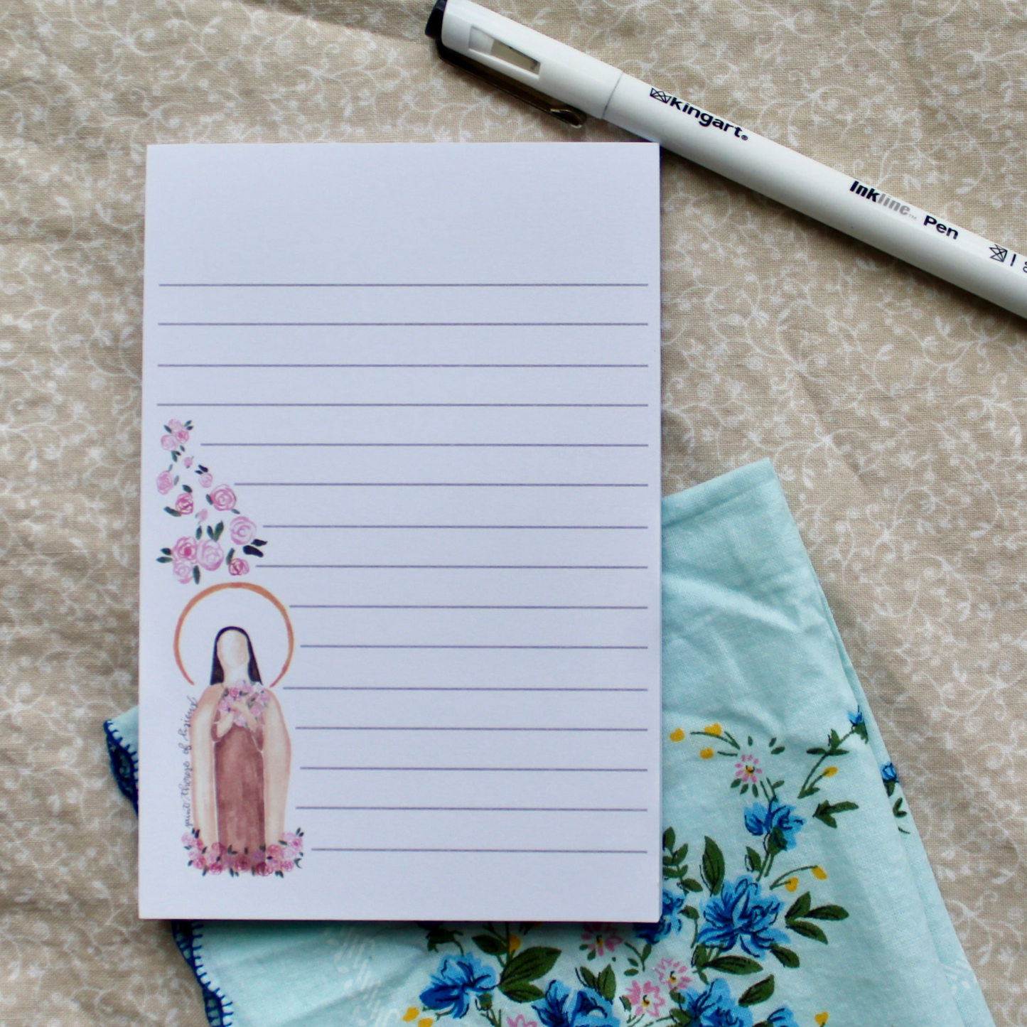 St. Therese of Lisieux Notepad