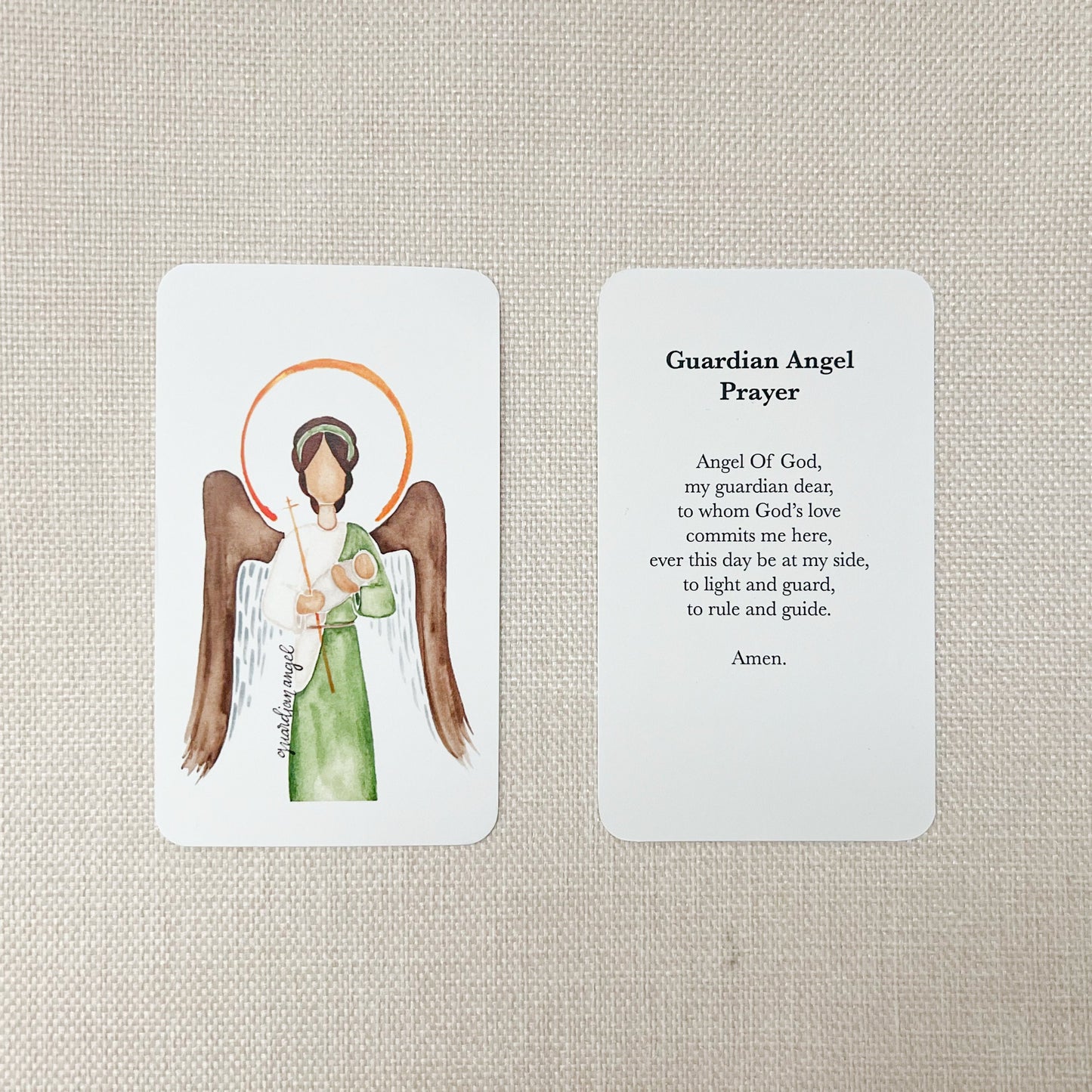Guardian Angel Prayer Card