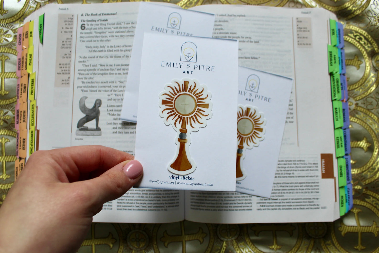 Monstrance Sticker