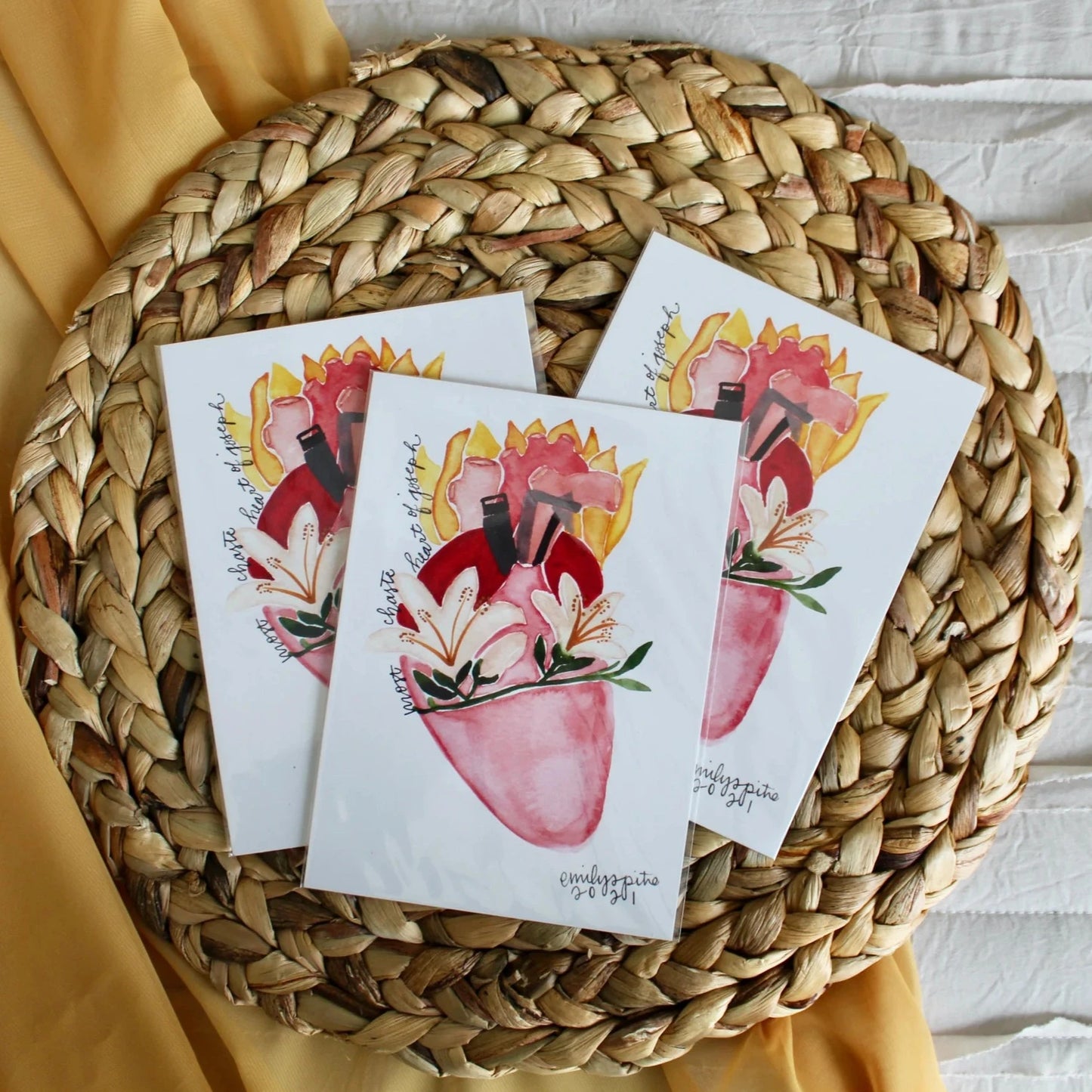 Most Chaste Heart of Joseph - 5x7 Print