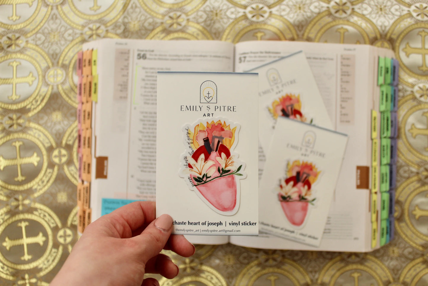 Most Chaste Heart of Joseph Sticker