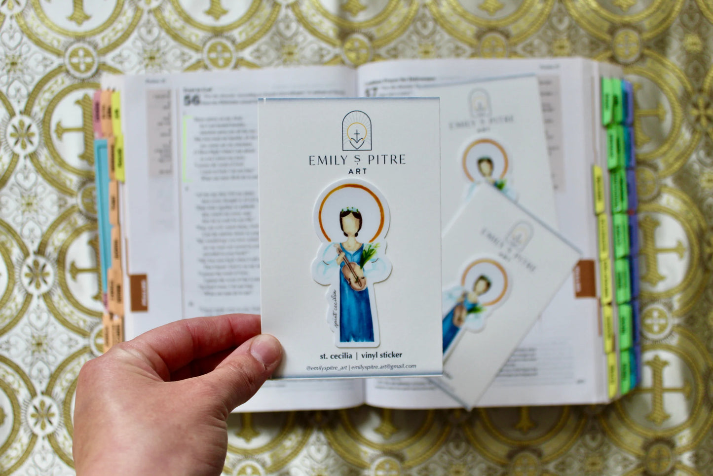 St. Cecilia Sticker