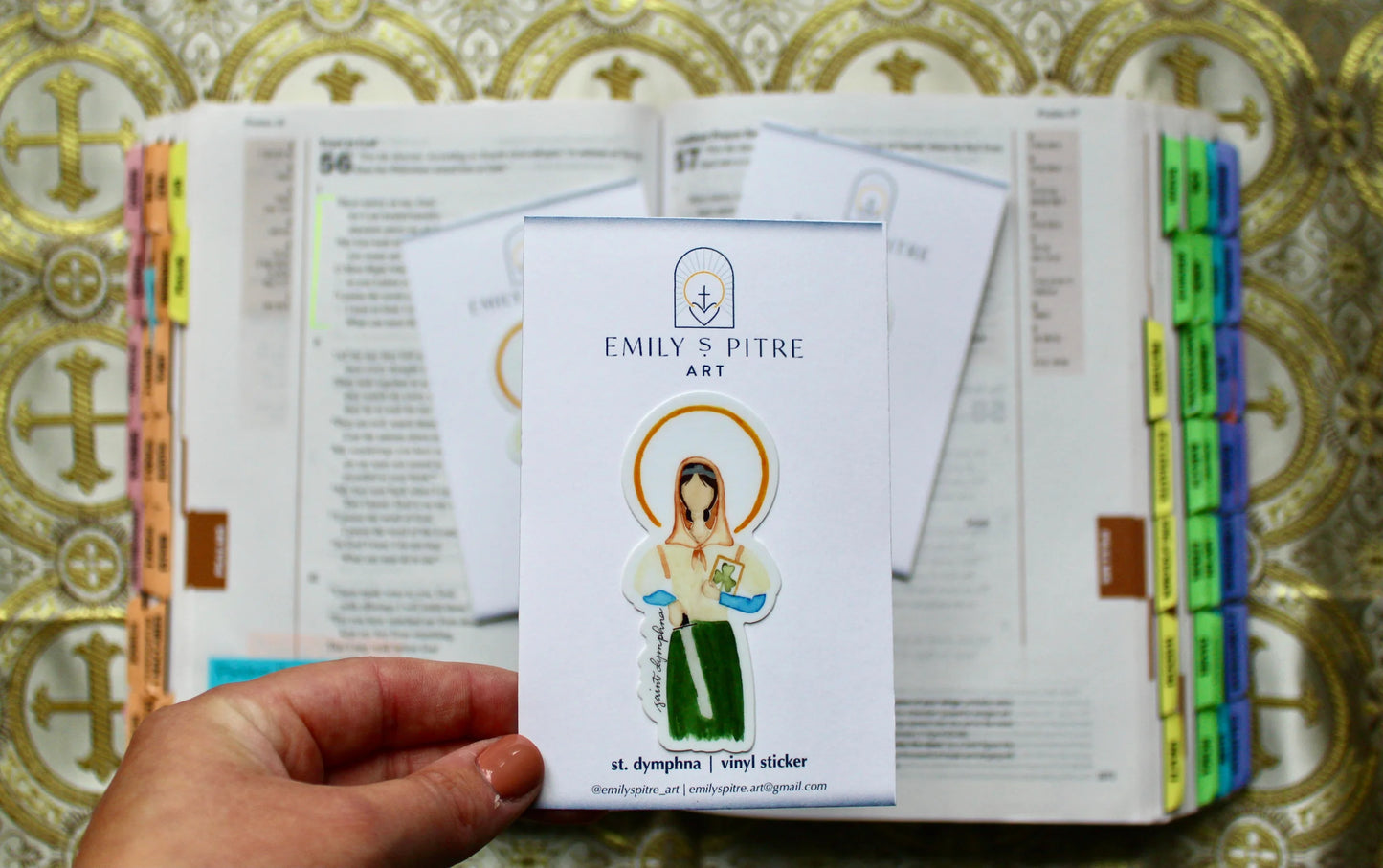 St. Dymphna Sticker
