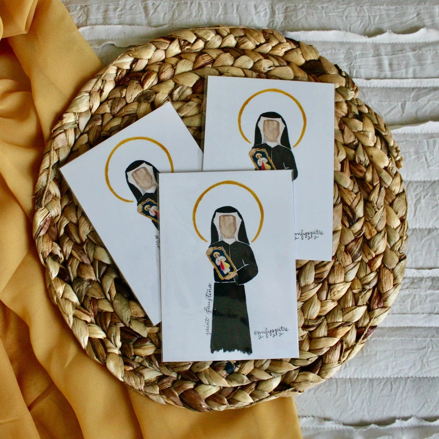 St. Faustina - 5x7 Print