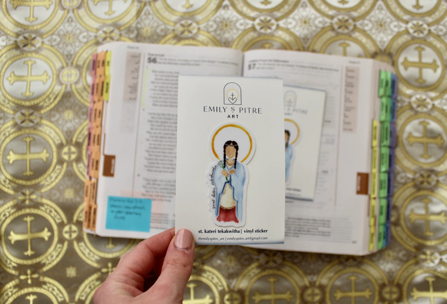 St. Kateri Tekakwitha Sticker