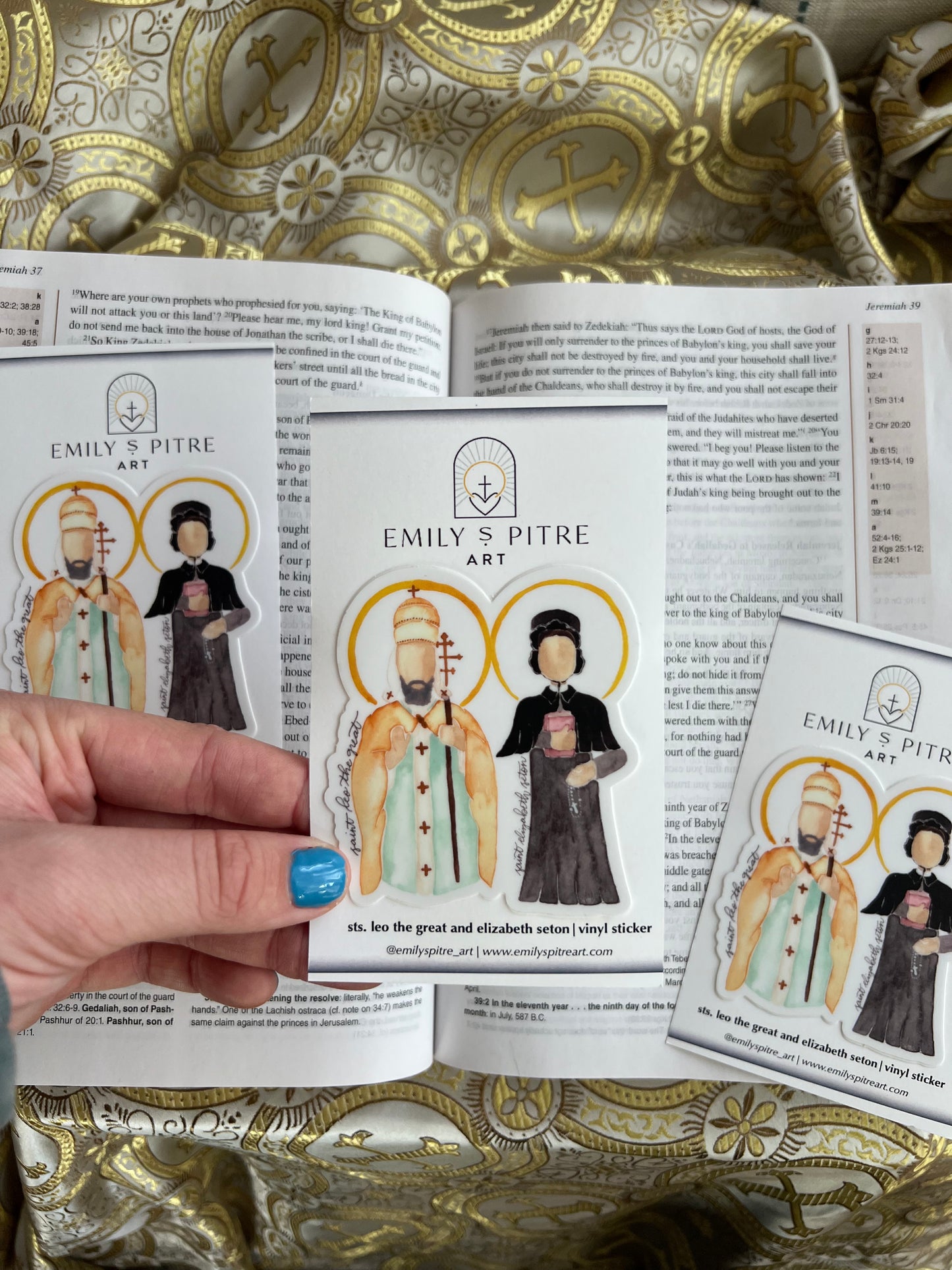 Sts. Leo-Seton Sticker