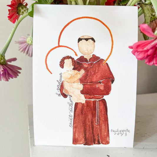 St. Anthony of Padua - 5x7 Print