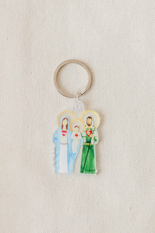 Holy Family Keychain