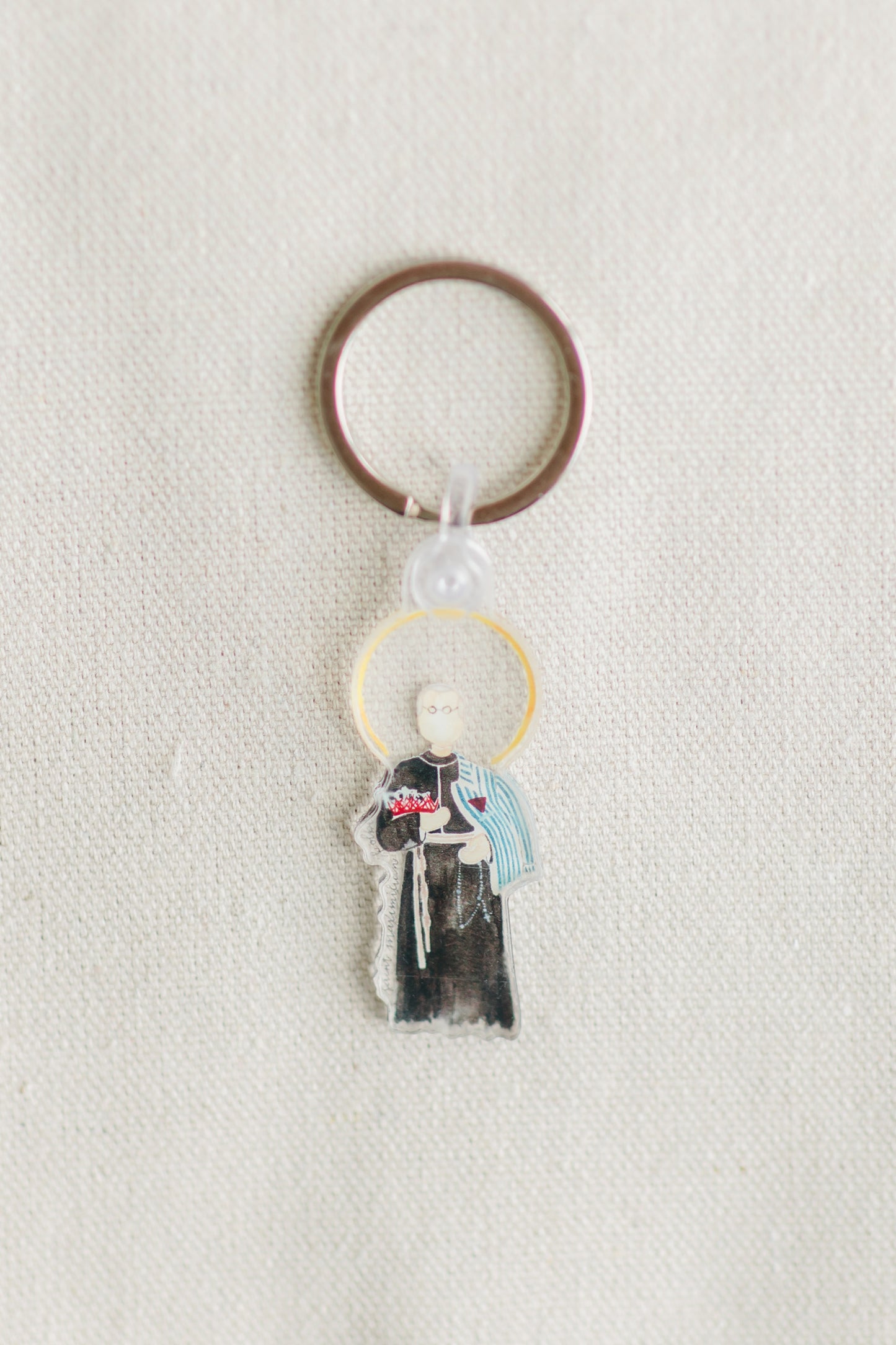 St. Maximillian Kolbe Keychain