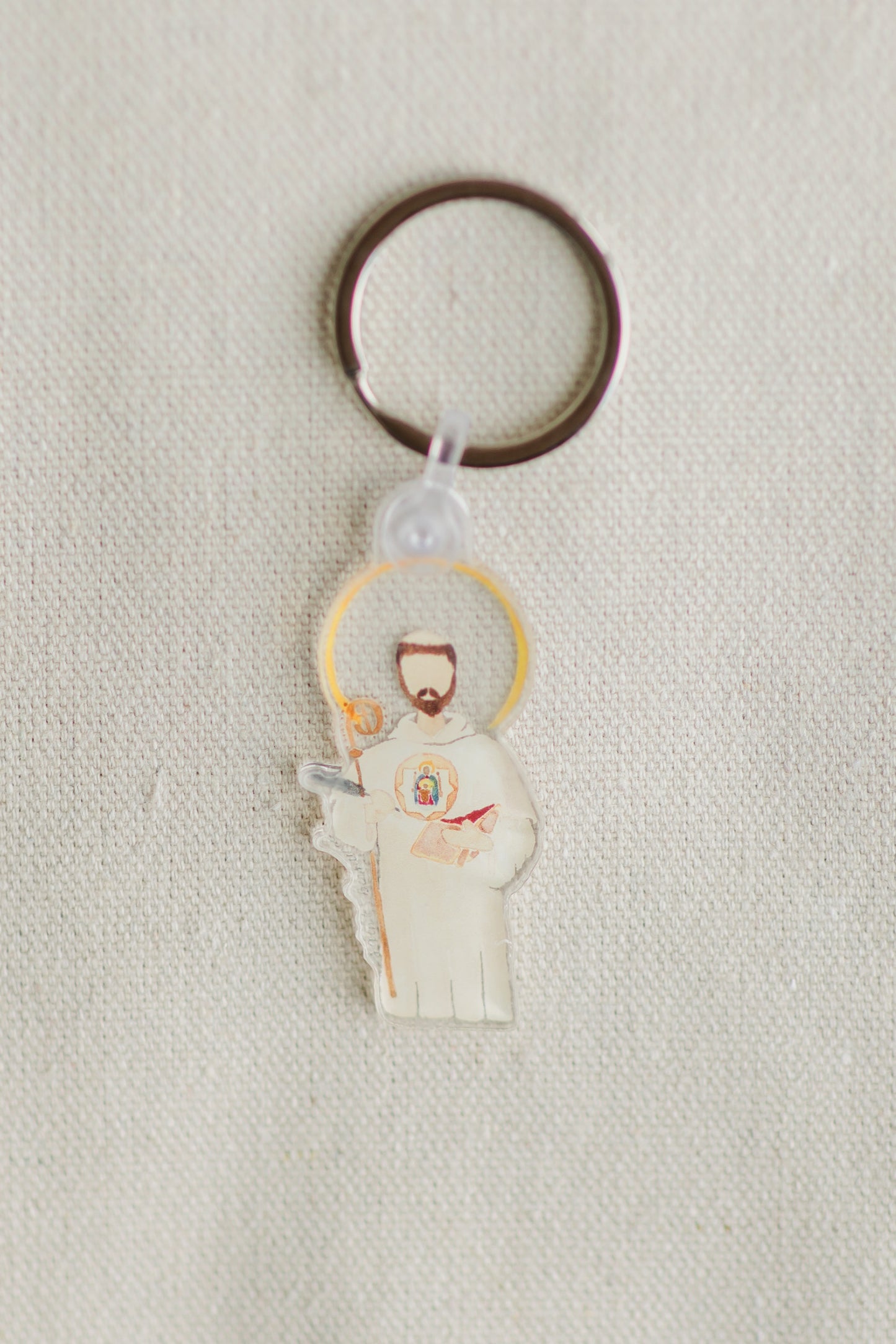St. Bernard of Clairvaux Keychain