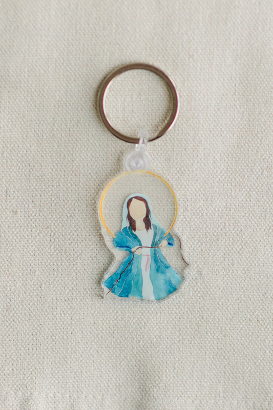Our Lady Undoer of Knots Keychain