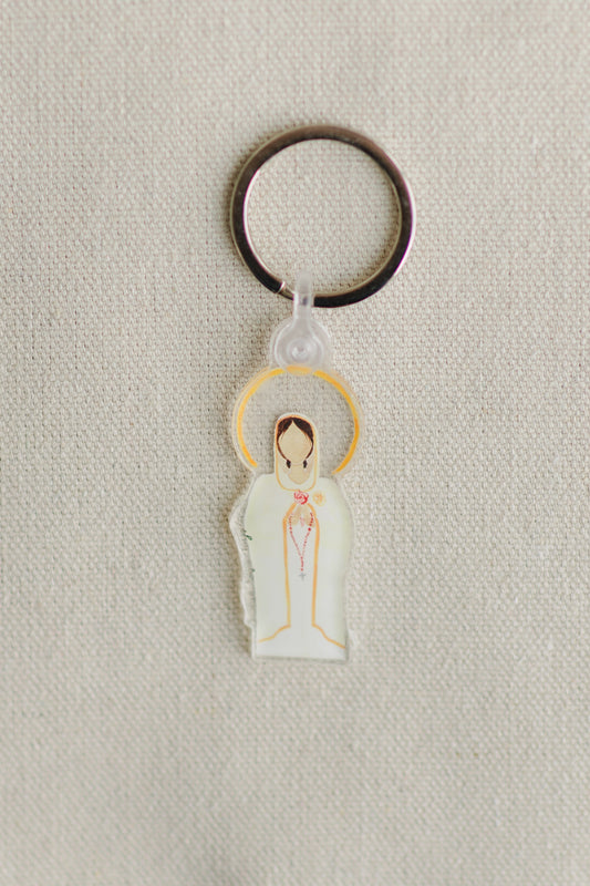 Maria Rosa Mystica Keychains