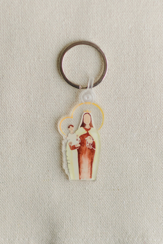 Our Lady of Mount Carmel Keychain