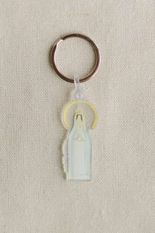 Our Lady of Fatima Keychain
