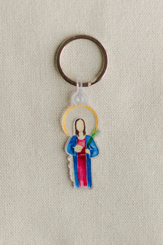 St. Lucy Keychain