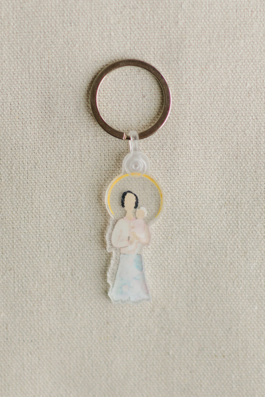 St. Gianna Beretta Molla Keychain