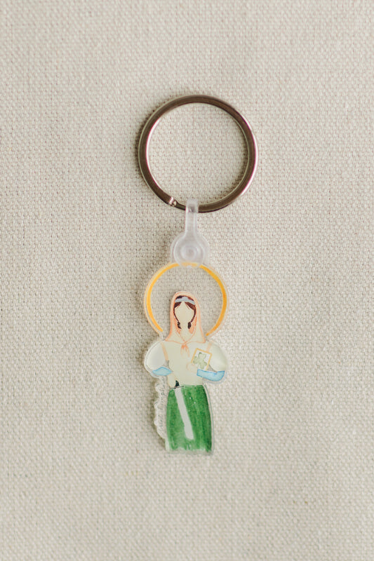 St. Dymphna Keychain